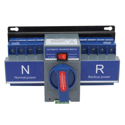 Dual Power Automatic Transfer Switch Overload Protection PC Housing Changeover Switch for Bank AC400V