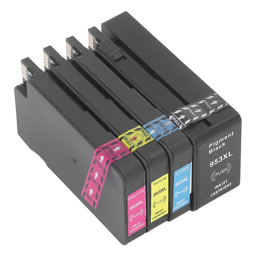 Ink Cartridge Set BK C M Y Colorfast Ink Cartridge Combo for OfficeJet Pro 7720 7730 7740 8210 8218 8710