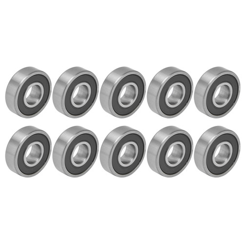 10PCS Miniature Ball Bearings High Accuracy Rubber Sealed Deep Groove Radial Axial Bearing6004