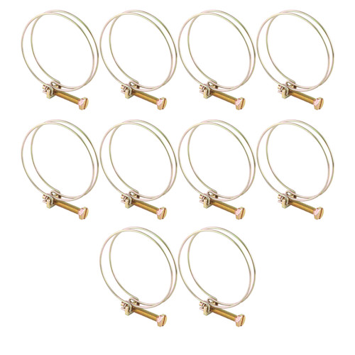 Steel Adjustable Screw Clamp Water Hose Pipe Clip Hoop Plumbing (59mm-64mm)