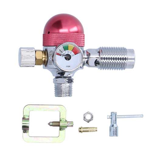 Acetylene Regulator Welding Gas Gauge Pressure Reducer Flow Reducing Valve Accessory OBC‑2026