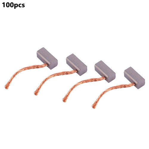 100pcs Carbon Brushes Replacement Parts for Car Electronic Fan Motor J435A