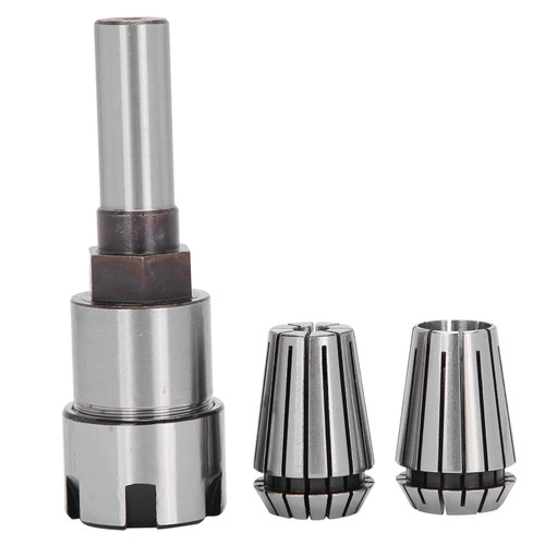 3Pcs Collet Chuck Milling Cutter (6.5mm+13mm) + Extension Rod 1/2 Shank CNC Lathe Tool