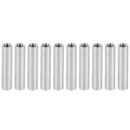 10Pcs Aluminum Alloy Column Round Female Thread Standoff Spacer Support Fasteners M4x0.7mmLong 30mm