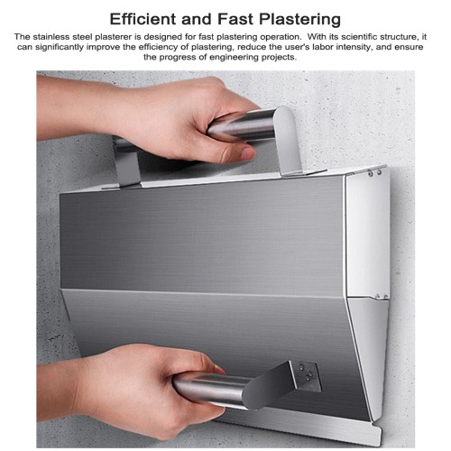 Stainless Steel Plastering Trowel Efficient Wall Plastering Tool Mortar Spreader for Office Buildings Interior Wall Renovation and Decorations