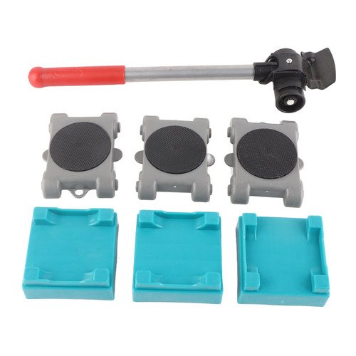 Triangle Heavy Duty Furniture Lifter Iron ABS PVC Furniture Moving Dolly Set 200kg Load Bearing 8Pcs