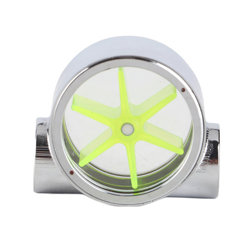 Tungsten Alloy G1/4" Standard Female to Female Thread Computer Water Cooling Flow Indicator
