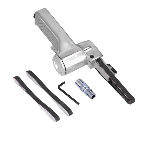 Air Belt Sander Pneumatic with Sandpaper Polishing Grinding Machine 1in KP-699 10x330mmJapanese Style