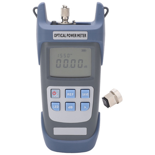 Optical Fiber Power Meter Optic Cable Tester ‑50~+26dbm with LED Light for Maintenance