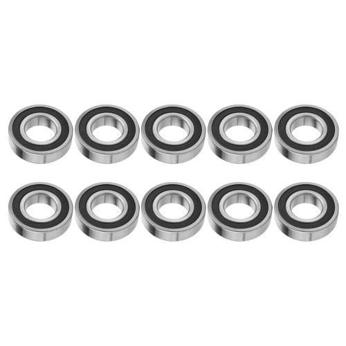10Pcs 6206-2RS High Speed Double Sided Seal Deep Groove Raceway Ball Bearing 30x62x16mm