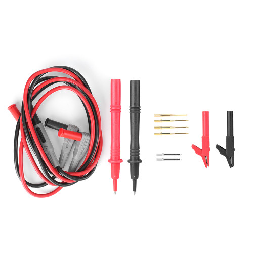 P1300B Multimeter Test Lead Kit Probe Aligator Clips Probe Kit 12 in 1 Set