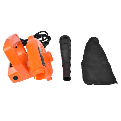 Electric Stepless Speed Regulation Vacuum Cleaner Blower Leaf Dust Removal US Plug 110V