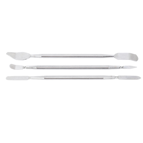3PCS Metal Spudgers Stainless Steel Small Pry Bar with Non Slip Handle for Electronic Appliance Repair