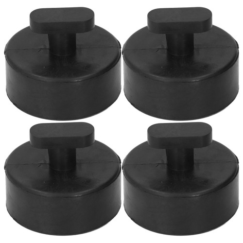 4PCS Jack Pad Anti Bending Sturdy Rubber Floor Heavy Duty Jack Lifting Pad for All Car Models