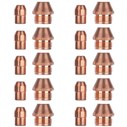 10 Set Plasma Cutter Consumables Electrode Tip Kit Nozzle Torch Accessories TZ-100