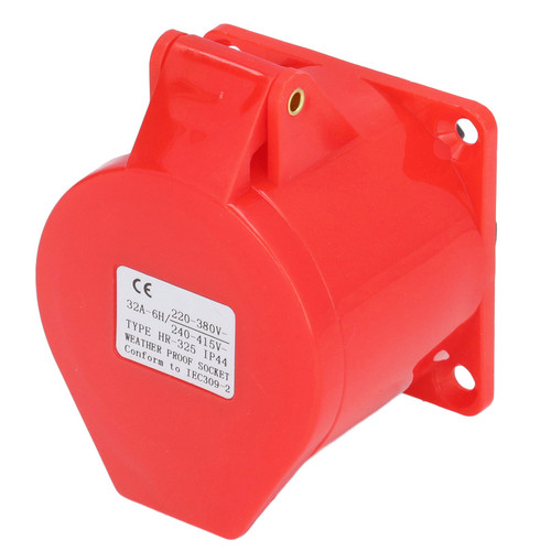 Industrial Socket Connector Concealed Power Outlet IP44 Waterproof 220‑/240‑415V
