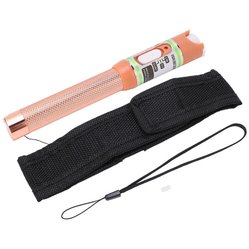 Visual Fault Locator Wear Resistant Aluminum Alloy Portable Energy Saving Fiber Optic Source Checker 50KM 50MW
