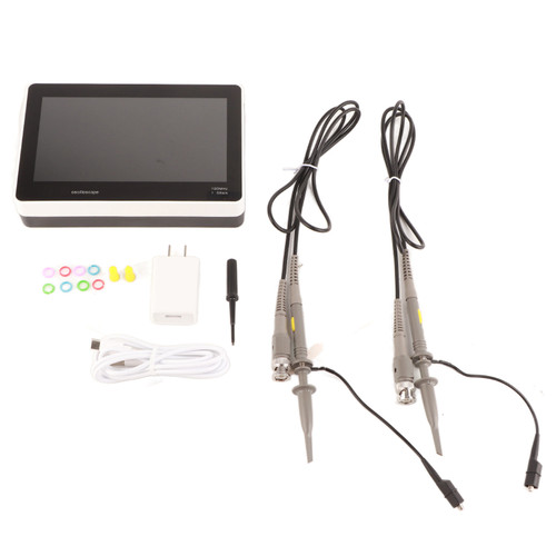 1013D Hand Held Dual Channel Digital Touch Plate Oscilloscope 100M Bandwidth 1GS Sampling Rate