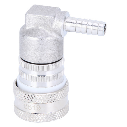 Homebrew Beer Stainless Steel Ball Lock Beer Keg Coupler Gas Quick Connector Dispenser