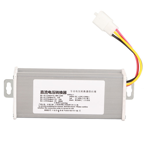 DC 48V‑ To 12V/15A /180W Converter Adapter for Electric Scooter