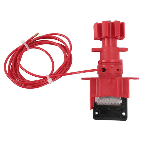 Ball Valve Lockout Device Multifunctional Disc Locking Industrial Valve Lock Device with Steel Cable
