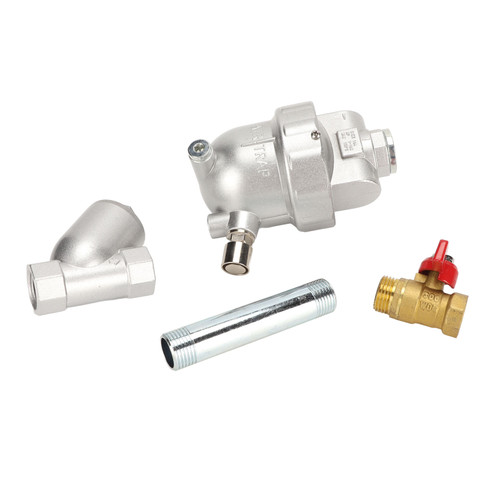 Auto Drain Valve Stainless Steel Filter Screen 1 Button Clean Drainage Valve for Air Compressor