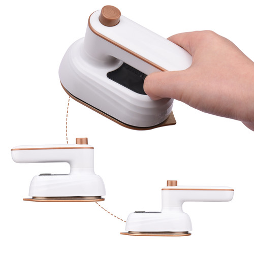 Mini Heat Press Machine T-Shirt Printing Steam Heating Transfer Press Handheld Iron Machines Support Dry Wet Ironing for Clothes Bags Hats Pads Blanket