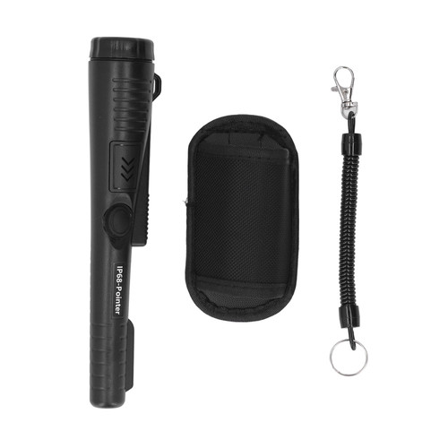 Metal Detector Handheld Professional Gold Treasure Hunting Unearthing Tool for Kids Adults Black