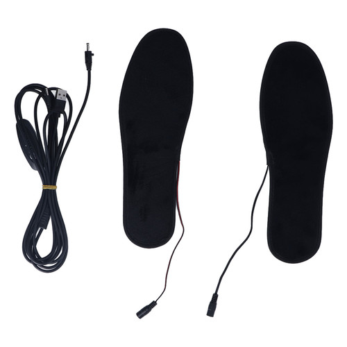 Heating Cuttable Insole USB Adjustable Temperature Winter EVA Warm Shoe Insole for Men Women Kids 5V 43-44 Size