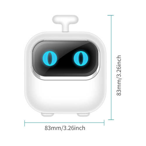 Mini Pocket Printer Portable Thermal Instant Photo Printing Label Maker Machine BT Wireless Connect Compatible with Android or  iOS APP Support Receipt Label Memo Sticker Notes Lists Scrapbook DIY Journal Pictures - with 1 Paper Roll (57x26mm)