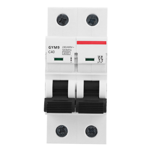 GYM9-C65 Circuit Breaker 2P 230/400V 50/60Hz IP20 Electric Leaking Protector Current Circuit Breaker40A