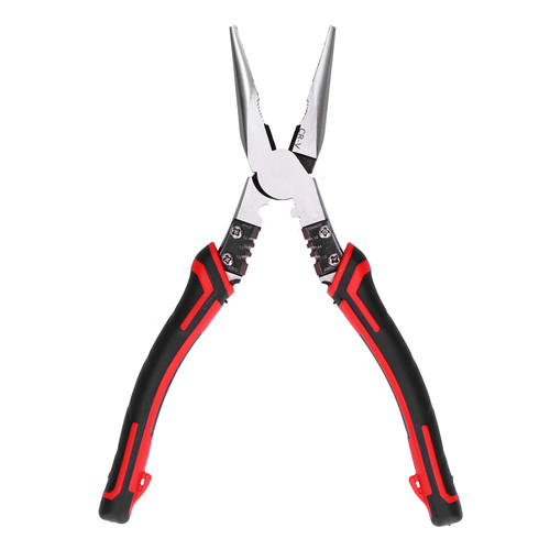 NeedleNose Side Cutting Pliers Chrome Vanadium Steel Body Nose Wire Shearing Pliers(210mm 3 Gear )