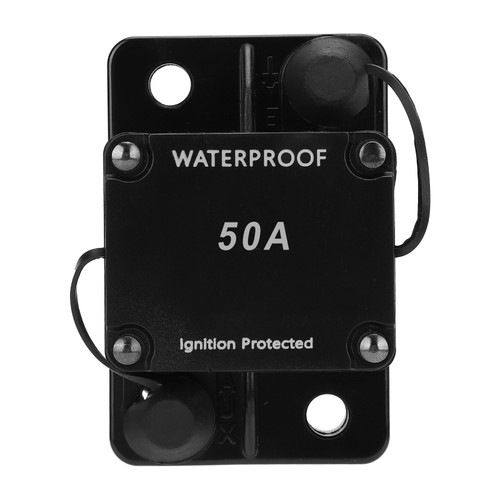 Circuit Breaker Auto Reset Fuse Holder Waterproof Automatic Switch DC12‑24V HT‑60850A