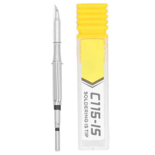 Soldering Iron Tip Universal Copper Internal Heating Replacement for JBC115 Soldering Station C115 IS Elbow Pointed