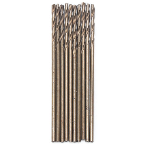 10Pcs Twist Drill Straight Shank High Speed Steel Drill Bit Set for Bench Drilling Machine1.5mm