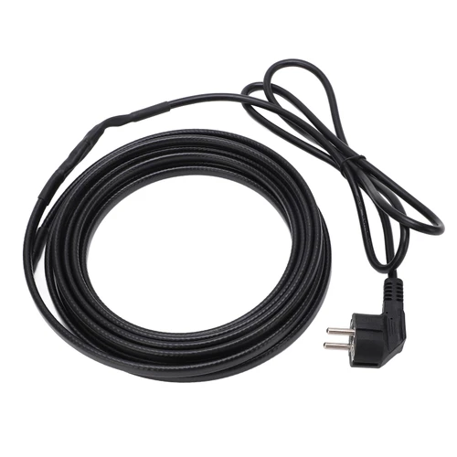 Pipe Heating Cable Heat Tape Heater 5 Meter Self Regulating with Plug for Winter EU Plug 220V