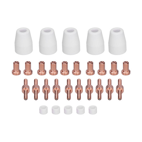 Plasma Electrode Tip Nozzle Cutter Torch Consumables Kit Welding Cutting Accessories PT‑3130Pcs