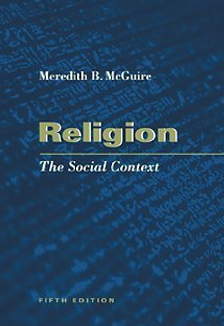 Religion: The Social Context