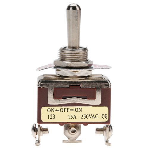 On OFF on Momentary Toggle Switch SPDT 3 pin 12mm 15A 250VAC