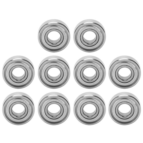 10Pcs Bearing High Speed Rolling Miniature Mechanical Parts Replacement S696ZZ 15x6x5mm