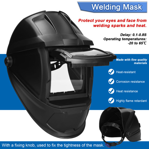 Automatic Dimming Welding Mask HeadMounted Welding Helmets Welding Argon Arc Welding Mask Protective Welding Mask