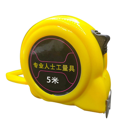 Tape Measure Drop Resistant Accurate Scale Portable Safe Braking Measuring Tape for Woodworking 5m 19mm