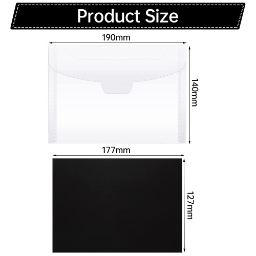 20PCS Die Storage Pockets and 20PCS Magnet Sheets for Die / Stamps Storage in 190*140mm Craft Die Storage Envelopes and   127*177mm Rubber Magnetic Die Storage
