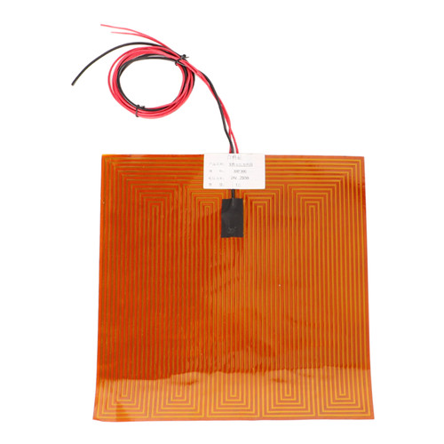 Heating Pad Fast Efficient Strong Adhesive Heating Film for 3D Printer 300 X 300mm 24V 250W
