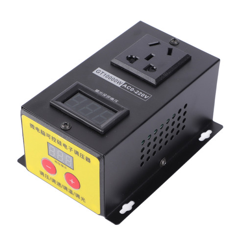 AC  10000W High Precision Adjustable Thyristor Electronic Voltage Regulator