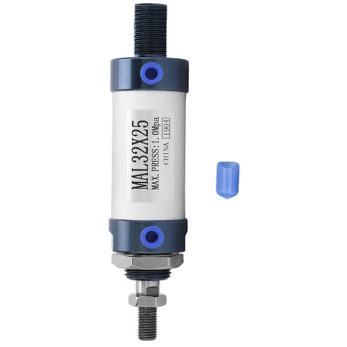 MAL 32mm Single Rod Double Acting Mini Pneumatic Air Cylinder Aluminum Alloy (Stroke 25mm)