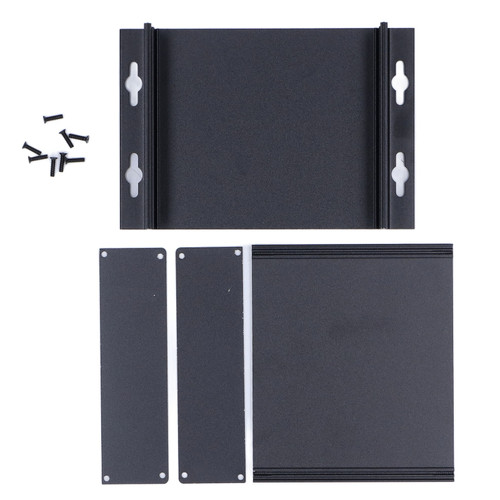 Aluminum Alloy Electronic Box Matte Black Waterproof Seals for DIY Electronics Circuit Board