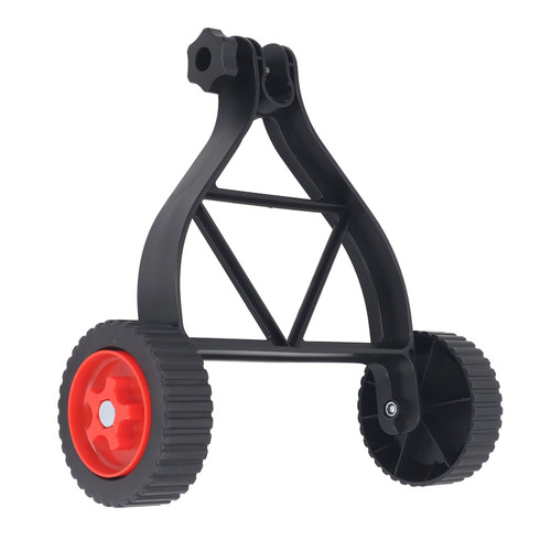 Lithium Lawn Mower Support Wheel Height Adjustable Portable Universal String Trimmer Support Wheel for Gardening