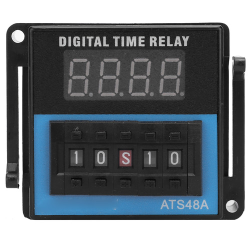 ATS48A‑2Z Professional Time Relay Adjustable Cycle Time Delay Relay Control ComponentDC12V