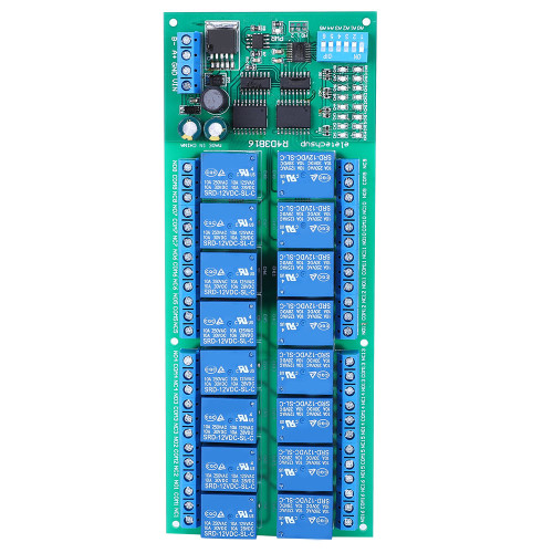 12V 6‑Channel RS485 Relay PLC Electrical Expansion Module for RTU Protocol Remote Control R4D3B16